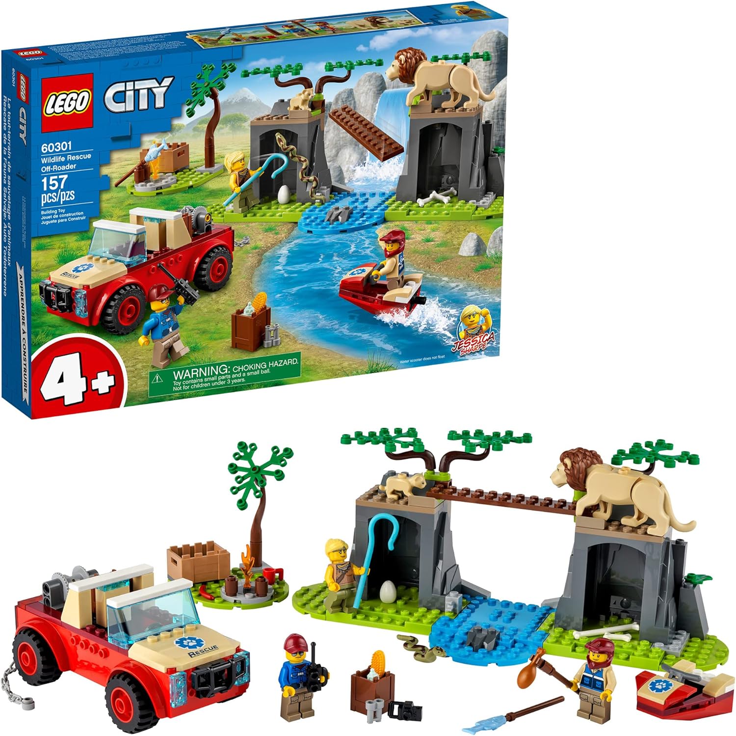 LEGO City Wildlife Rescue Off-Roader Building Kit ( 60301 )
