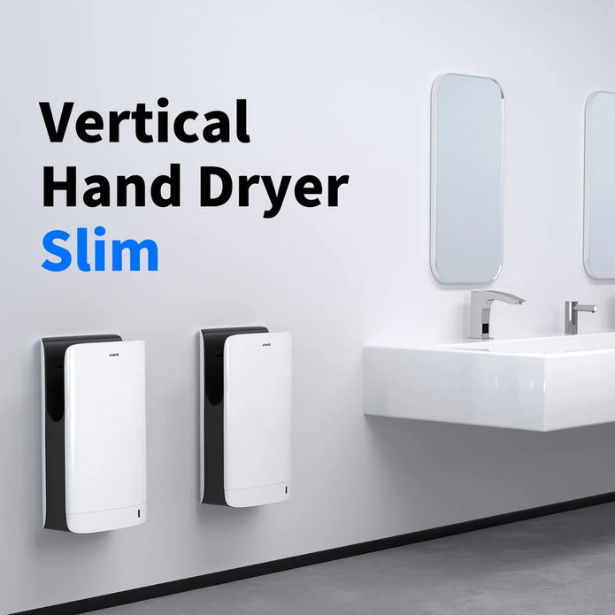 New /Open Box AIKE Slim Vertical Hand Dryer HEPA Filtered For Commercial Bathroom ,Model AK2065