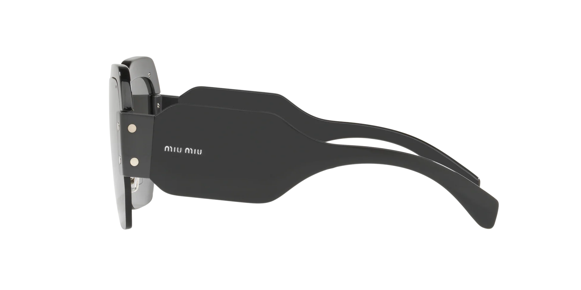 Miu Miu Women's SMU09S  1AB4S1 Black  Butterfly Sunglasses