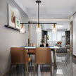 NEW/OPEN BOX Yarlkav 3-Lights Kitchen Island Lighting (Black & Gold)-D0068-3