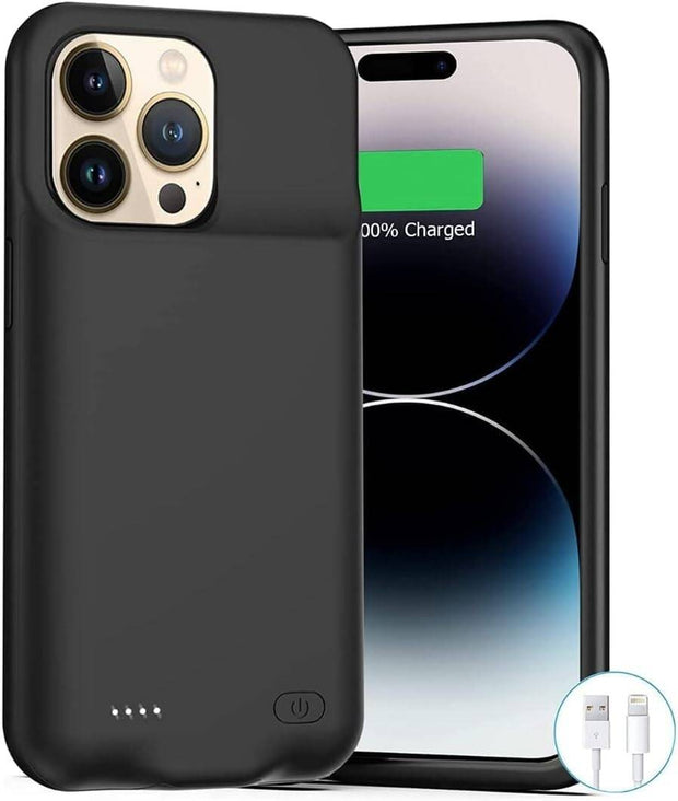 Battery Case for iPhone 14 Pro Max Rechargeable Portable Charging 6.7 inch