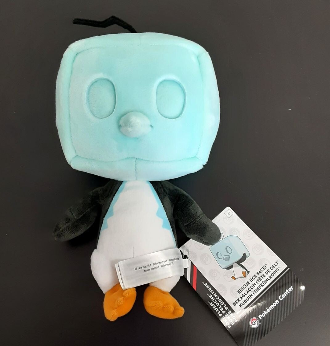 Original Pokemon Center Eiscue (Ice Face) Poké Plush - 8 In. New , sealed  DR60