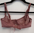 Victoria's Secret DREAM ANGELS Mesh Unlined Balconette Bra 32C Mauve/Pink #34/222