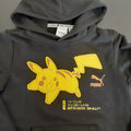 PUMA × Pokemon Pikachu Puma Black French Terry Pullover Hoodie S Youth RA17/222