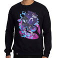 Allister Pokemon Trainers Black Oversize Crew Neck XL Sweatshirt  RA1/221