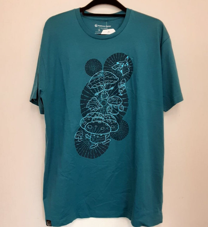 Pikachu Shiinotic Friends Pokemon Blue Relaxed Fit Crew Neck XL T-Shirt RG2/220