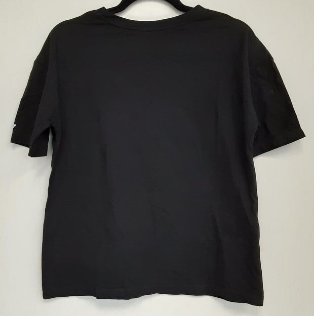 ZARA Trafaluc Disney Princess BLACK T-Shirt SMALL when you learn 3 words... RA241