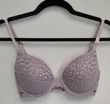 Victoria's Secret PINK Everywhere T-shirt Lightly-Lined Bra 32D Mauve #13/220