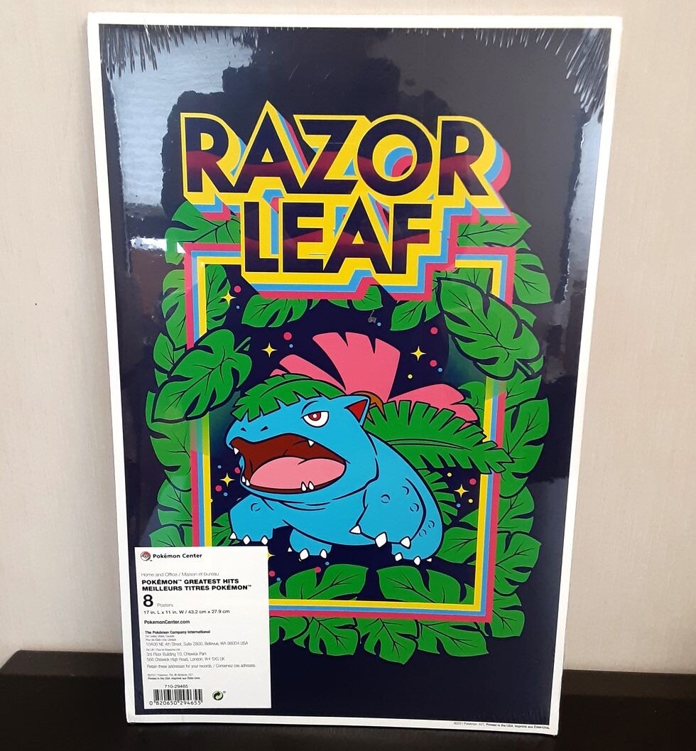 Pokemon Pokémon Greatest Hits Posters (8-Pack) 17"L x 11"W NEW RA17/220