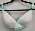 Victoria's Secret t-shirt Lightly Lined wireless soft Bra 32DDD Gray/Mint #28/220