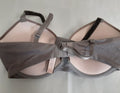 Victoria's Secret Very Sexy Push-up Bra Gray color Shine straps (New /32DD) #824