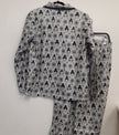 Pokemon center Holiday Flannel Button-Up Pajama Set M  Women RA30/224