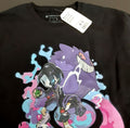 Allister Pokemon Trainers Black Oversize Crew Neck Sweatshirt Adult L RA18/222