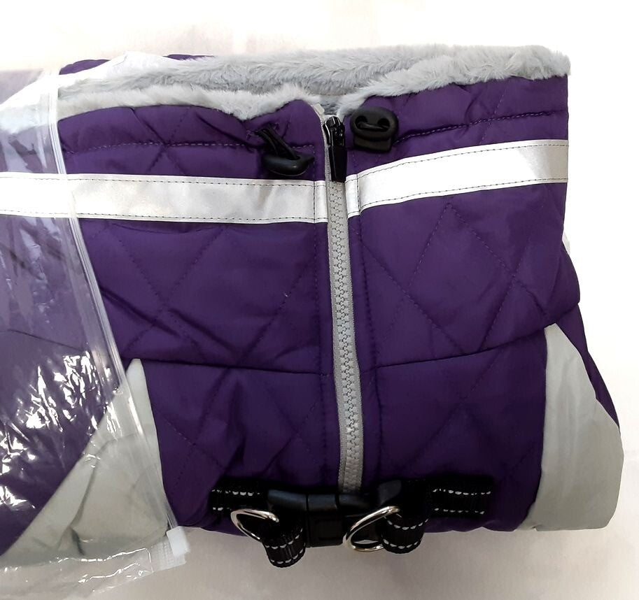 New SUNFURA 2XL PURPLE Snowsuit Jacket Windproof waterproof Large Dogs RG49/222