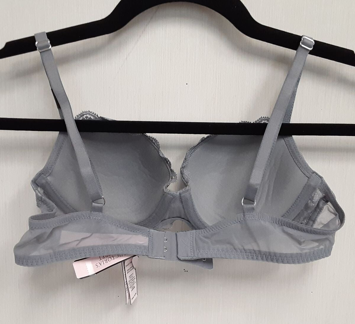 Victoria's Secret DREAM ANGELS Lightly Lined demi Bra (New /34A) Gray  #39/222