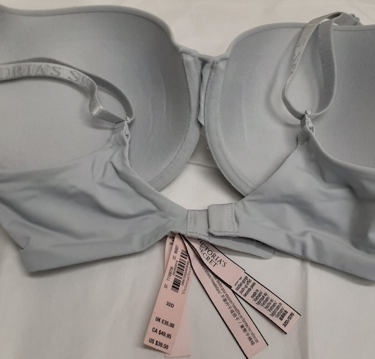 Victoria's Secret Push-up Bra Light Blue color (New /32D) #2/223
