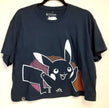 New Pokemon center Pikachu Neon Navy Women's XL crop top RG6/220