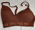 Victoria's Secret PINK Everywhere Wireless Lightly-Lined Brown Bra 32D #8/224
