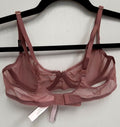 Victoria's Secret DREAM ANGELS Mesh Unlined Balconette Bra 34A Mauve/Pink #38/222