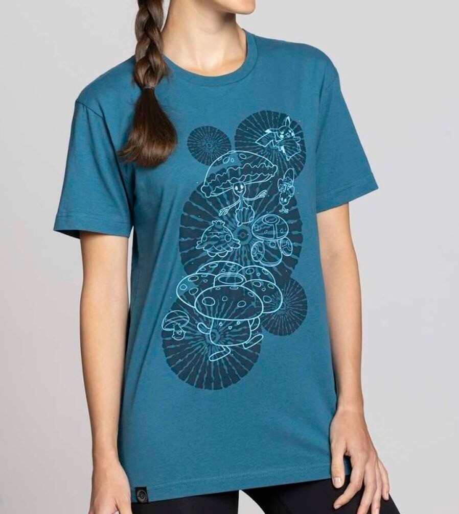 Pikachu Shiinotic Friends Pokemon Blue Relaxed Fit Crew Neck XL T-Shirt RG2/221