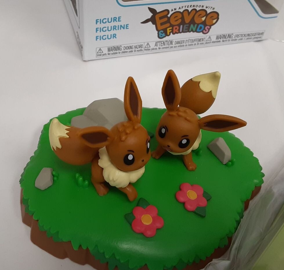 Pokemon TCG Accessories Berry Sleepy Card sleeves + Eevee Funko figure RG8/222