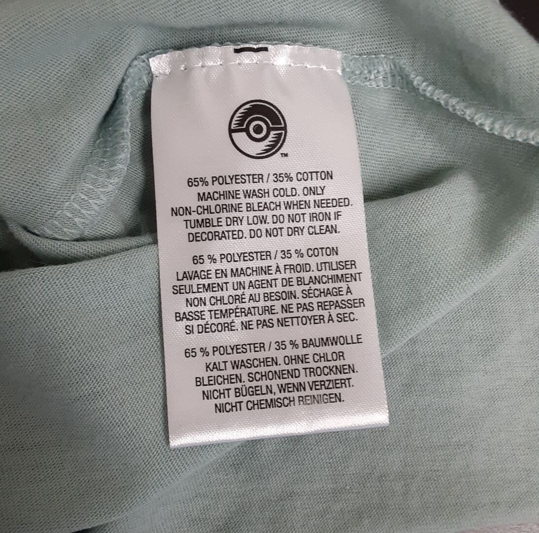 New Pikachu & Sunflora Pokemon Nature Spring Green T-Shirt  M Women RA21/224