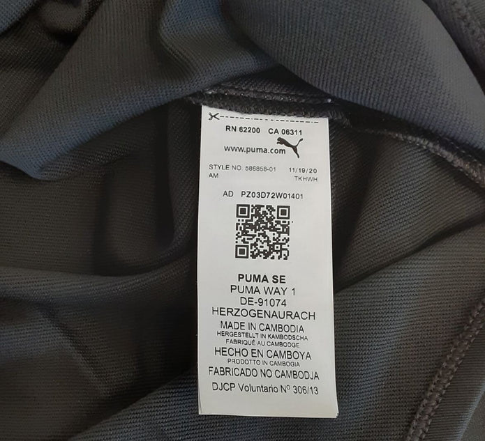 PUMA Black Active HOODIE (L/G - Regular fit) polyester DryCell NEW RA205