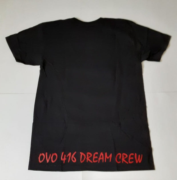 October Very Own OVO 416 Dream Crew BLACK Cotton T-Shirt S/s ( SMALL) USA RA1/1