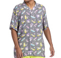 Pokemon Tropical Pikachu Ditto Shellos Surf's Up Pastel Shirt L Men RG2/221