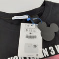 ZARA Trafaluc Disney Princess BLACK T-Shirt SMALL when you learn 3 words... RA244
