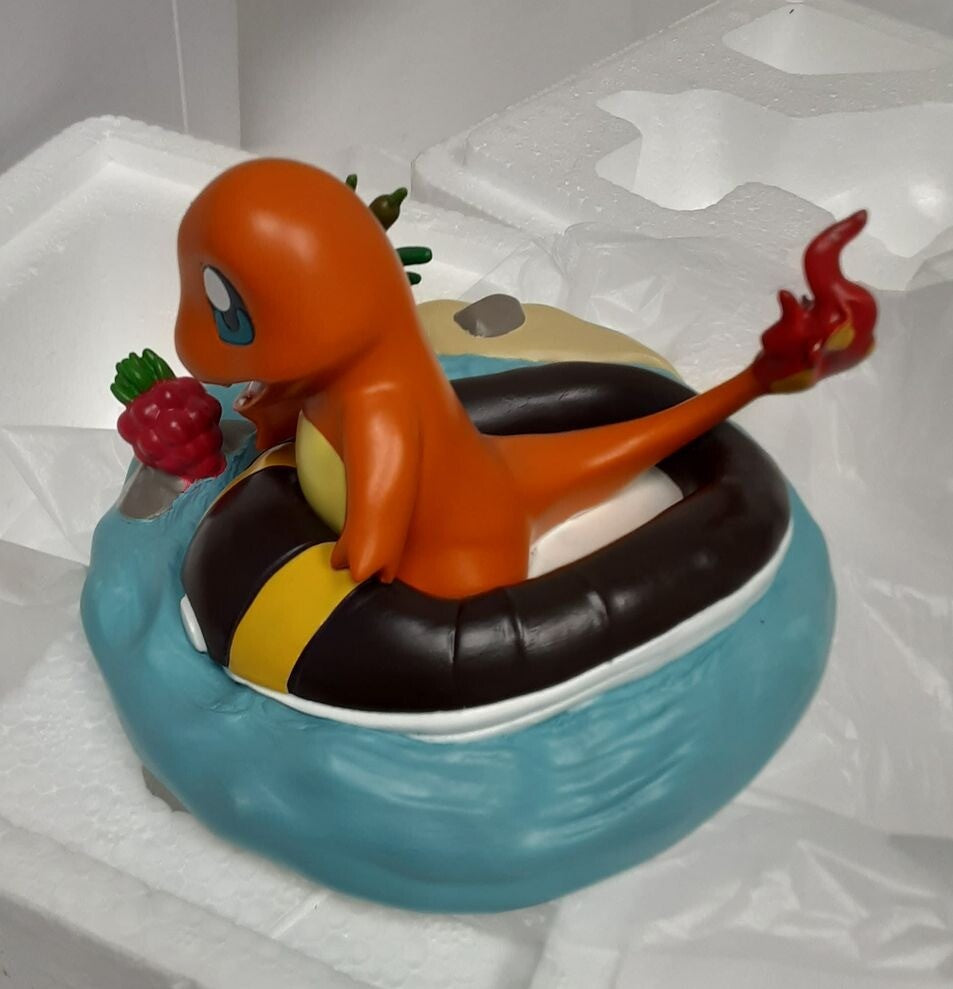 Pokemon Center Charmander Relaxing River Figure NEW RA13/222