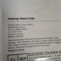 New anyloop smart watch ALK1 Activity Tracker kids 5+ Boys Girls Blue RG2/225