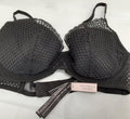 Victoria's Secret Fishnet Underwire Padded Push Up Bra Black (New /32D) #7/223