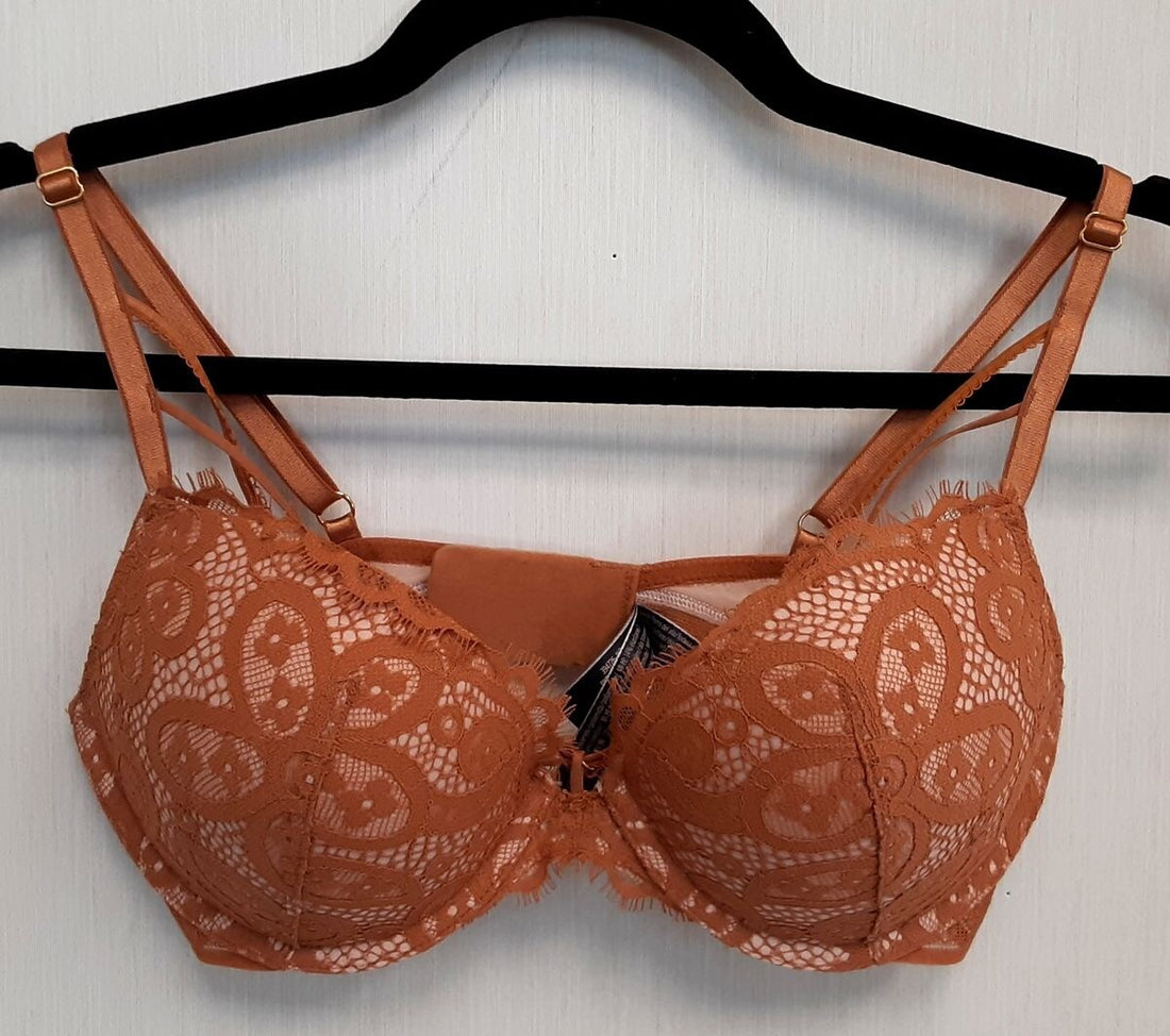 Victoria's Secret Very Sexy Push-Up Bra (New /32D) Ohra / amber color #49/220