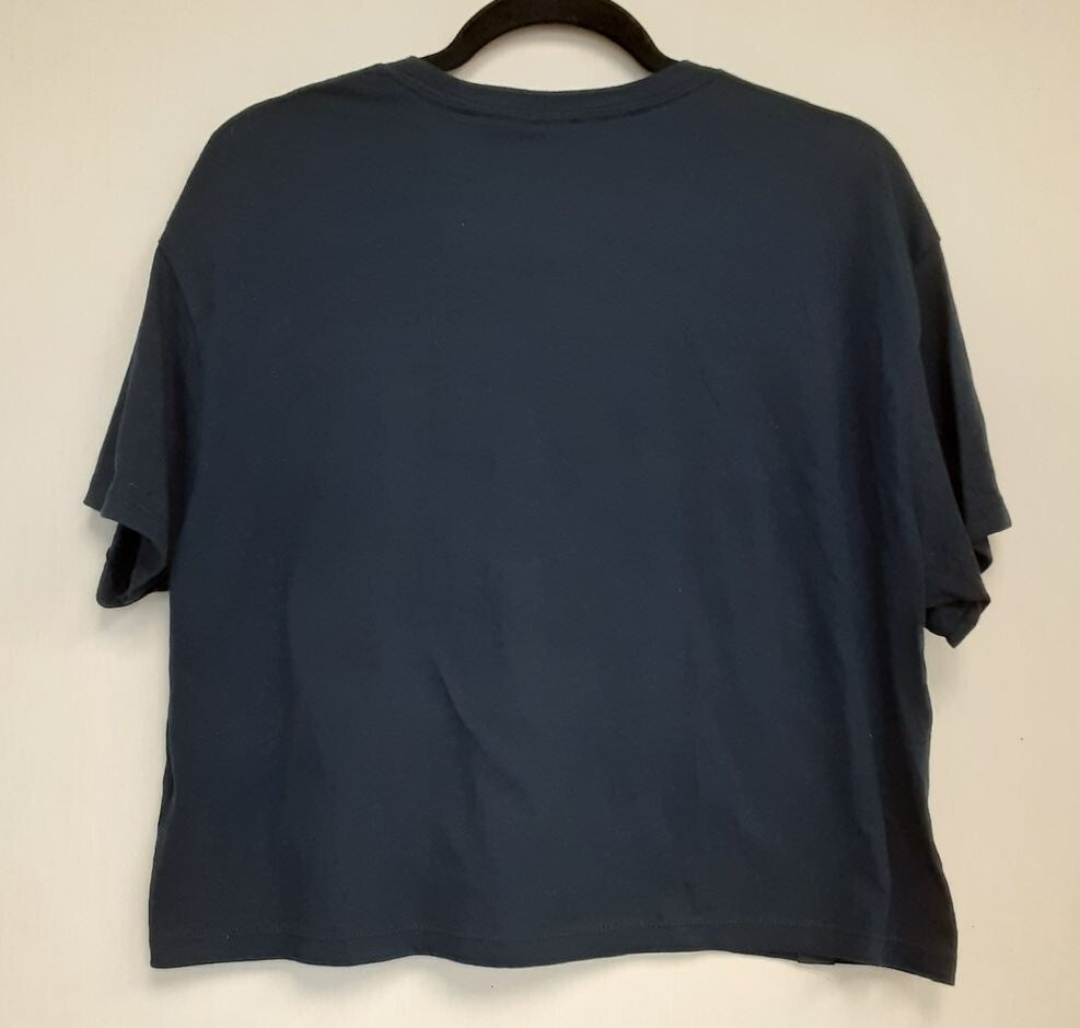 New Pokemon center Pikachu Neon Navy Women's XL crop top RG6/221