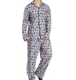Pokemon Kanto First Partner Holiday Flannel Button-Up Pajama Set S Men RA21/221