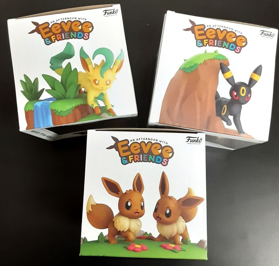 LOT of 3 Pokemon Eevee & Friends Funko Figure Leafeon Umbreon NEW RA22/221