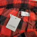 U2SKIIN 2 Pack Size - XL Pajama Pants Men Soft Fleece Red/Blue plaid RG13/223