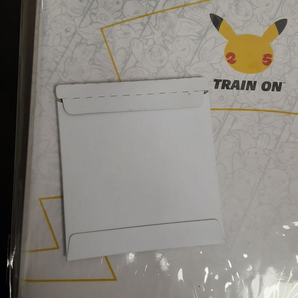 Pokemon Center Train on Collector's Binder + Pikachu Flat Brass Ornament RA6/220