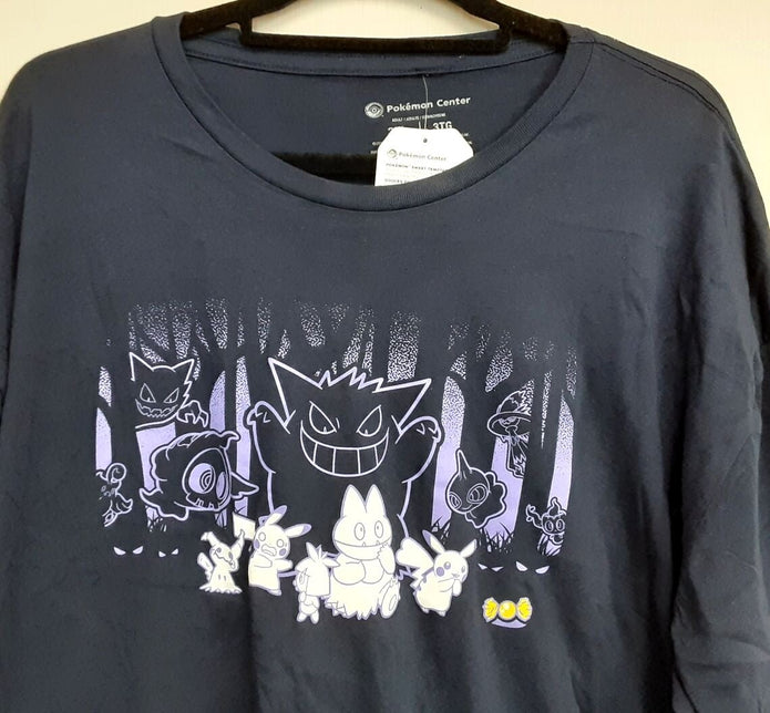 Pikachu Friends Sweet Temptations Blue Relaxed Fit Crew Neck T-shirt 3XL RG7/223