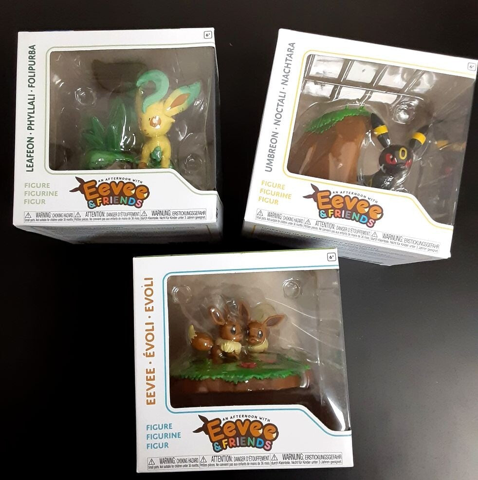 LOT of 3 Pokemon Eevee & Friends Funko Figure Leafeon Umbreon NEW RA22/227