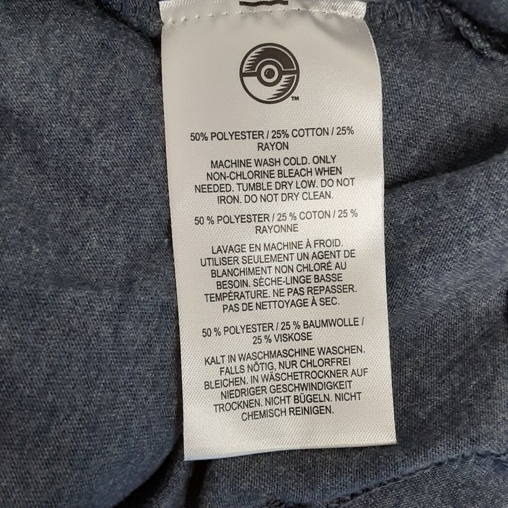 Leafeon & Friends Pokemon Nature Spring Dark Blue Dolman T-Shirt M Women RA17/225