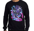 Allister Pokemon Trainers Black Oversize Crew Neck Sweatshirt Adult L RA18/221
