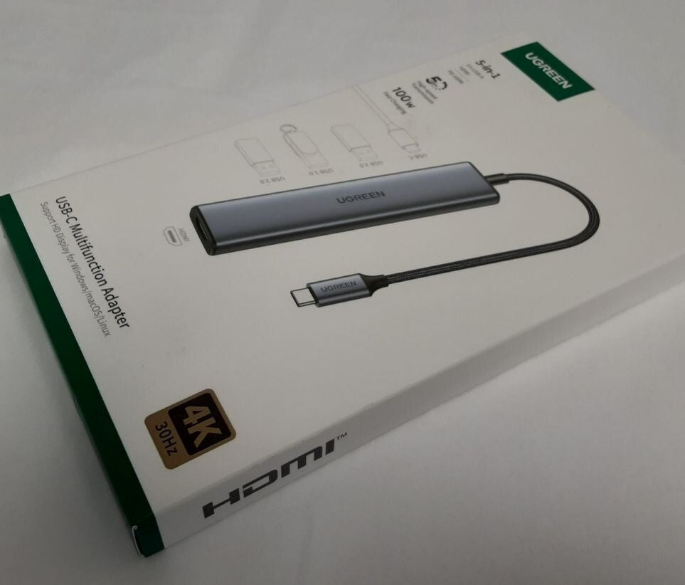 New UGREEN Revodok USB C Hub 5-in-1 USB C Adapter with 4K HDMI RA29/225