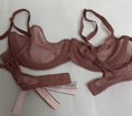 Victoria's Secret DREAM ANGELS Mesh Unlined Balconette Bra 34A Mauve/Pink #38/223