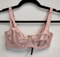 Victoria's Secret Unlined mesh balconette Sexy Strappy Cup Bra Blush 32D #22/221