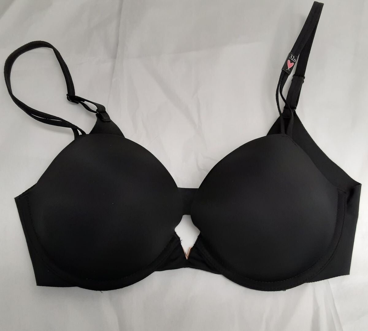 Victoria's Secret Underwire Padded Push Up Bra Black (New /32D) #86/222