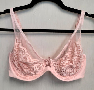 Victoria's Secret Body by Victoria Unlined Elongated Bra 32DD Peach #73/220