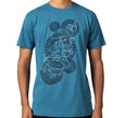 Pikachu Shiinotic Friends Pokemon Blue Relaxed Fit Crew Neck XL T-Shirt RG2/222