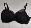 Victoria's Secret Fishnet Underwire Padded Push Up Bra Black (New /32D) #7/226